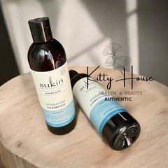Set Dầu Gội và Dầu Xả Dưỡng Ẩm Sukin 500ml - Chăm Sóc Tóc Khô, Phục Hồi, Hương Dừa Ngọt Ngào