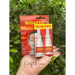 Xịt Mũi Sudafed 20ml - Set 2 Chai Xịt Giảm Nghẹt Mũi, Xuất Xứ Úc, Hàng Chính Hãng, Sản Phẩm Chăm Sóc Sức Khỏe