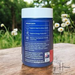 Viên uống Bioglan CoQ10 300mg - Hỗ trợ tim mạch và nâng cao sức đề kháng - Hộp 60 viên chính hãng