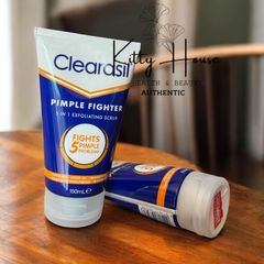 Sữa Rửa Mặt Tẩy Tế Bào Chết Clearasil Pimple Fighter 5 Trong 1 Chống Mụn 150ml - Làm Sạch Da, Ngăn Ngừa Mụn Tối Ưu