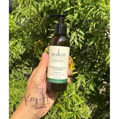 Sữa Rửa Mặt Tạo Bọt Sukin Signature 125ml - Gel Rửa Mặt Cho Da Thường Đến Da Dầu, Làm Sạch Và Dưỡng Ẩm Tươi Mới