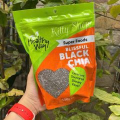 Hạt Chia Healthy Way 500g - Siêu Thực Phẩm Giảm Cân, Tăng Cường Năng Lượng, Chống Lão Hóa, Tốt Cho Da Và Tóc