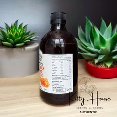 Giấm táo mật ong hữu cơ Barnes Naturals 500ML - Giấm cái tự nhiên, không lọc, giàu lợi khuẩn, Certified Organic Australia