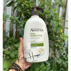 Sữa Tắm Dưỡng Ẩm Hằng Ngày Aveeno 1L - Sản Phẩm Rửa Mặt Dịu Nhẹ Cho Da Thường Và Da Nhạy Cảm, Hương Thơm Nhẹ Nhàng