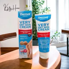 Kem Dưỡng Ẩm Deermal Very Dry Skin Cream 125g - Kem Đặc Dành Cho Da Khô, Cung Cấp Độ Ẩm Tối Ưu, Chứa Urea & Dimethicone