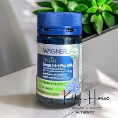 Viên Uống Omega 3-6-9 Plus DHA Wagner Vegan 60 Viên - Bổ Sung Thiên Nhiên Hỗ Trợ Tim Mạch và Sức Khỏe Toàn Diện