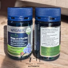 Viên Uống Omega 3-6-9 Plus DHA Wagner Vegan 60 Viên - Bổ Sung Thiên Nhiên Hỗ Trợ Tim Mạch và Sức Khỏe Toàn Diện