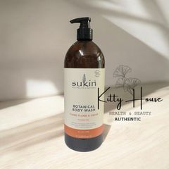 Sữa Tắm Thảo Dược Sukin Ylang Ylang & Cedar 1 Lít - Chăm Sóc Da Mềm Mại, Dưỡng Ẩm Từ Thiên Nhiên