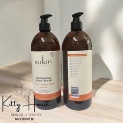 Sữa Tắm Thảo Dược Sukin Ylang Ylang & Cedar 1 Lít - Chăm Sóc Da Mềm Mại, Dưỡng Ẩm Từ Thiên Nhiên