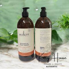 Sữa Tắm Thảo Dược Sukin Ylang Ylang & Cedar 1 Lít - Chăm Sóc Da Mềm Mại, Dưỡng Ẩm Từ Thiên Nhiên