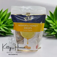 Kẹo Ngậm Mật Ong Manuka Health MGO 400+ Propolis & Chanh - Tăng Cường Miễn Dịch, Giảm Ho, Hỗ Trợ Sức Khỏe, Túi 58 Viên 250g