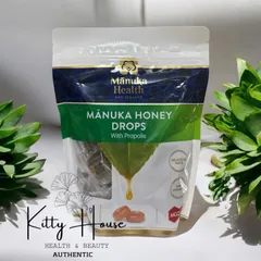 Kẹo Ngậm Mật Ong Manuka Health MGO 400+ Propolis & Chanh - Tăng Cường Miễn Dịch, Giảm Ho, Hỗ Trợ Sức Khỏe, Túi 58 Viên 250g
