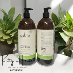 Sữa Tắm Thảo Dược Sukin Lime & Coconut 1L - Dưỡng Ẩm, Làm Sạch Da Tự Nhiên, Hương Chanh & Dừa Tươi Mát
