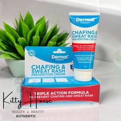 Kem bôi Dermal Therapy chống hăm tã và mồ hôi - Cream bảo vệ da, ngừa đau rát và phát ban, tuýp 75g