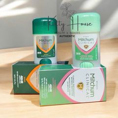 Lăn khử mùi Mitchum Clinical 48 Giờ Powder Fresh cho Nam và Nữ - Kiểm Soát Mồ Hôi Hiệu Quả 45g