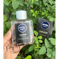 Nivea Men Deep Comforting Post Shave Splash 100ml - Dưỡng Da Sau Cạo Râu, Giảm Kích Ứng, Hương Gỗ Nam Tính