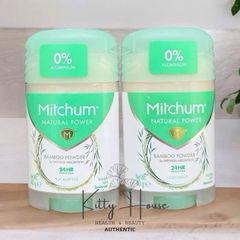 Lăn khử mùi tự nhiên Mitchum dành cho nữ - Dừa & Khuynh diệp 40g, không nhôm, thuần chay, kháng mồ hôi 24 giờ