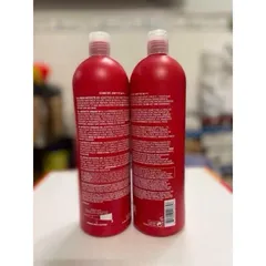 Set Gội Xả Tigi Đỏ Bed Head 750ml - Dầu Gội Phục Hồi Tóc Hư Tổn Cấp Độ 3, Chăm Sóc Tóc Khô Xơ, Best Seller Mỹ
