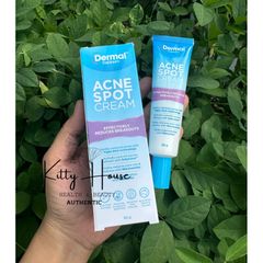 Kem Bôi Giảm Mụn Dermal Therapy Acne Spot Cream 30g - Kiểm Soát Dầu Thừa, Làm Dịu Da Nhạy Cảm, Ngừa Sẹo và Mụn Hiệu Quả