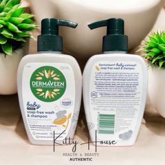 Sữa Tắm Gội Dermaveen Baby Calmexa Không Xà Phòng 250ml - Dành Cho Bé, Dịu Nhẹ, Bảo Vệ Da Và Tóc, Công Thức An Toàn