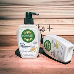 Sữa Tắm Gội Dermaveen Baby Calmexa Không Xà Phòng 250ml - Dành Cho Bé, Dịu Nhẹ, Bảo Vệ Da Và Tóc, Công Thức An Toàn