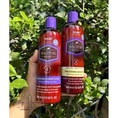 Dầu Gội Hask Biotin Boost 355ml - Tăng Cường Mọc Tóc, Ngăn Rụng Tóc, Collagen & Coffee Cho Tóc Khỏe Mạnh, Chăm Sóc Tóc Mỏng