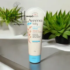 Sữa Dưỡng Ẩm Không Mùi Aveeno Baby 227g - Lotion An Toàn Cho Da Nhạy Cảm Của Bé, Từ Bột Yến Mạch Hữu Cơ, Cấp Ẩm Suốt 24 Giờ