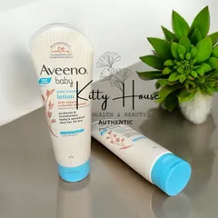 Sữa Dưỡng Ẩm Không Mùi Aveeno Baby 227g - Lotion An Toàn Cho Da Nhạy Cảm Của Bé, Từ Bột Yến Mạch Hữu Cơ, Cấp Ẩm Suốt 24 Giờ
