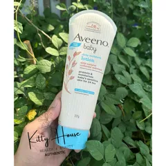 Sữa Dưỡng Ẩm Không Mùi Aveeno Baby 227g - Lotion An Toàn Cho Da Nhạy Cảm Của Bé, Từ Bột Yến Mạch Hữu Cơ, Cấp Ẩm Suốt 24 Giờ