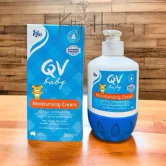 Kem Dưỡng Ẩm Da Cho Bé Ego Q.V Baby Moisturising Cream 250ml - Giúp Da Nhạy Cảm, Chàm Sữa, Không Chứa Hương Liệu, An Toàn cho Trẻ Sơ Sinh