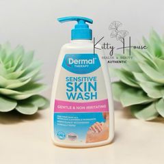Sữa Tắm Dermal Therapy Sensitive Skin Wash 1L - Dưỡng ẩm, Không Chứa Xà Phòng, Dành Cho Da Nhạy Cảm, Không Gây Kích Ứng