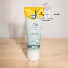 Kem Tẩy Tế Bào Chết Chân Scholl Expertcare Polish & Glow 75g - Giúp Chân Mềm Mại, Loại Bỏ Da Khô, Thô Ráp
