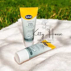 Kem Tẩy Tế Bào Chết Chân Scholl Expertcare Polish & Glow 75g - Giúp Chân Mềm Mại, Loại Bỏ Da Khô, Thô Ráp