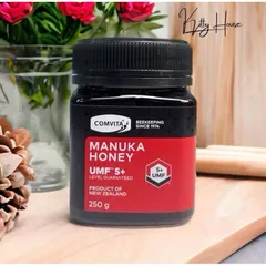 Mật Ong Manuka Comvita Active 5+ Úc 250g, 500g, 1kg - Tăng Cường Miễn Dịch, Hỗ Trợ Tiêu Hóa và Sức Khỏe Tổng Thể