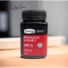 Mật Ong Manuka Comvita Active 5+ Úc 250g, 500g, 1kg - Tăng Cường Miễn Dịch, Hỗ Trợ Tiêu Hóa và Sức Khỏe Tổng Thể