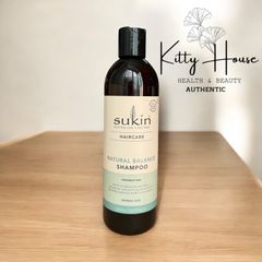 Bộ Dầu Gội và Dầu Xả Sukin Natural Balance 500ml - Chăm Sóc Tóc Tự Nhiên, Hương Quýt và Hoa Oải Hương