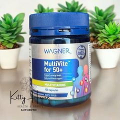 Viên Uống Bổ Sung Vitamin Tổng Hợp Wagner Multivite 100 Viên Dành Cho Người Trên 50 Tuổi - Hỗ Trợ Sức Khỏe Toàn Diện
