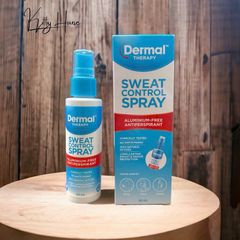 Xịt kiểm soát mồ hôi không mùi Dermal 60ml - Chống mồ hôi cho da nhạy cảm, an toàn và hiệu quả lâu dài