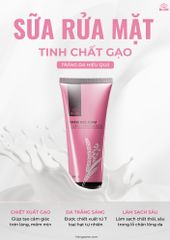 Sữa Rửa Mặt Gạo Dr.DN 180ml - Dưỡng Sạch Da Mềm Mại, Phù Hợp Với Da Nhạy Cảm, Tặng Khăn Tẩy Trang 2in1