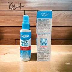 Xịt kiểm soát mồ hôi không mùi Dermal 60ml - Chống mồ hôi cho da nhạy cảm, an toàn và hiệu quả lâu dài