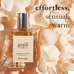 Nước hoa nữ Philosophy Pure Grace Nude Rose Eau de Toilette 60ml - Hương hoa hồng tươi mát, lưu hương lâu, chính hãng từ Úc