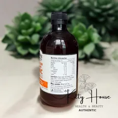 Giấm Táo Hữu Cơ Mật Ong Nghệ Tonic Barnes Naturals 500ml - Thức Uống Lành Mạnh Tăng Cường Miễn Dịch, Chống Oxy Hóa