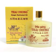Dầu gừng Thái Dương chai 24ml