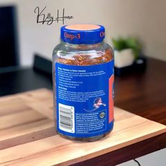 Viên uống Dầu Cá Hồi Pure Alaska Salmon Oil Omega 3 1000mg - Hỗ Trợ Tim Mạch, Lọ 210 Viên Thực Phẩm Chức Năng Mỹ