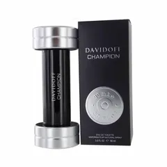 Nước hoa Davidoff Champion Eau De Toilette 100ml - Nước hoa nam gỗ thơm mạnh mẽ, thiết kế chai quả tạ độc đáo, phong cách thể thao.