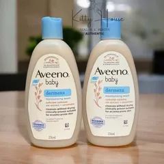 Sữa Tắm Aveeno Baby Dermexa 236ml - Giảm Ngứa, Dưỡng Ẩm Da Nhạy Cảm, Chàm, Eczema Cho Bé, An Toàn, Không Chứa Paraben