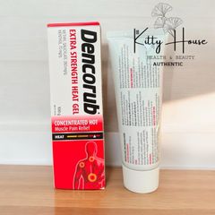 Kem xoa bóp Dencorub Heat 100g - Gel giảm đau, chăm sóc cơ bắp hoàn hảo cho vận động viên và người chơi thể thao