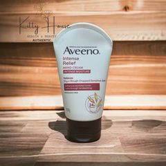 Kem Dưỡng Da Tay Aveeno Active Naturals Intense Relief Fragrance Free 100g - Dưỡng Ẩm 24h, Không Gây Nhờn, Thích Hợp Cho Da Nhạy Cảm