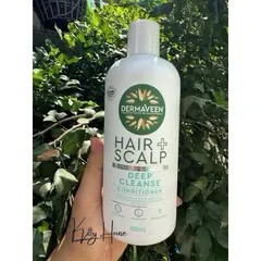 Dầu gội và dầu xả Dermaveen Hair Scalp Deep Cleanse chai 500ml