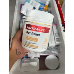 Bột Hỗ Trợ Tiêu Hóa Nutralife Gut Relief Vị Cam Xoài 180g - Giảm Đầy Hơi, Hỗ Trợ Sức Khỏe Đường Tiêu Hóa, Thuần Chay